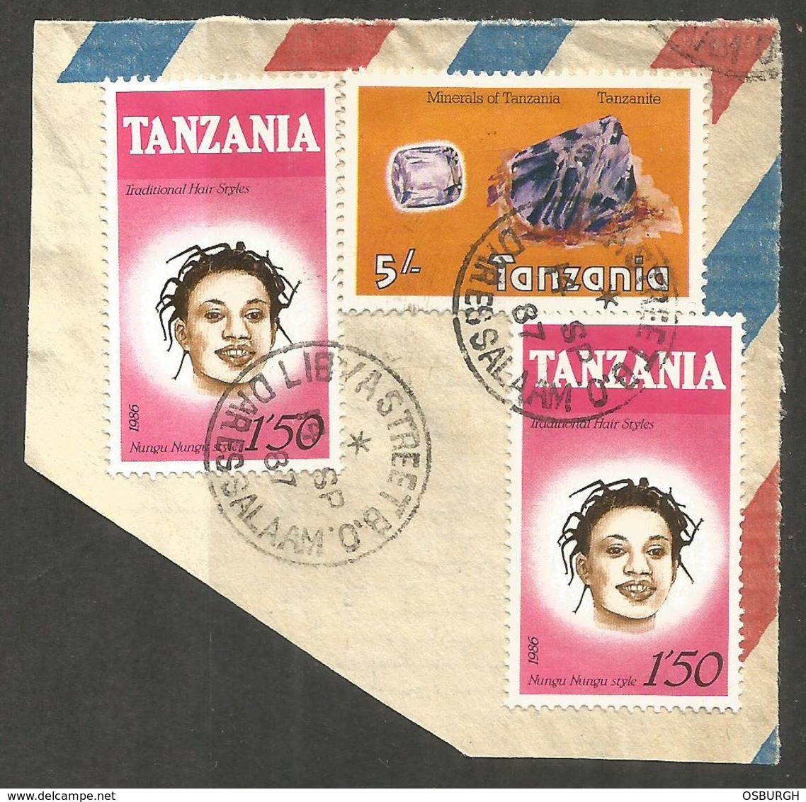 TANZANIA. LIBYA STREET POSTMARK ON PIECE - Tanzania (1964-...)