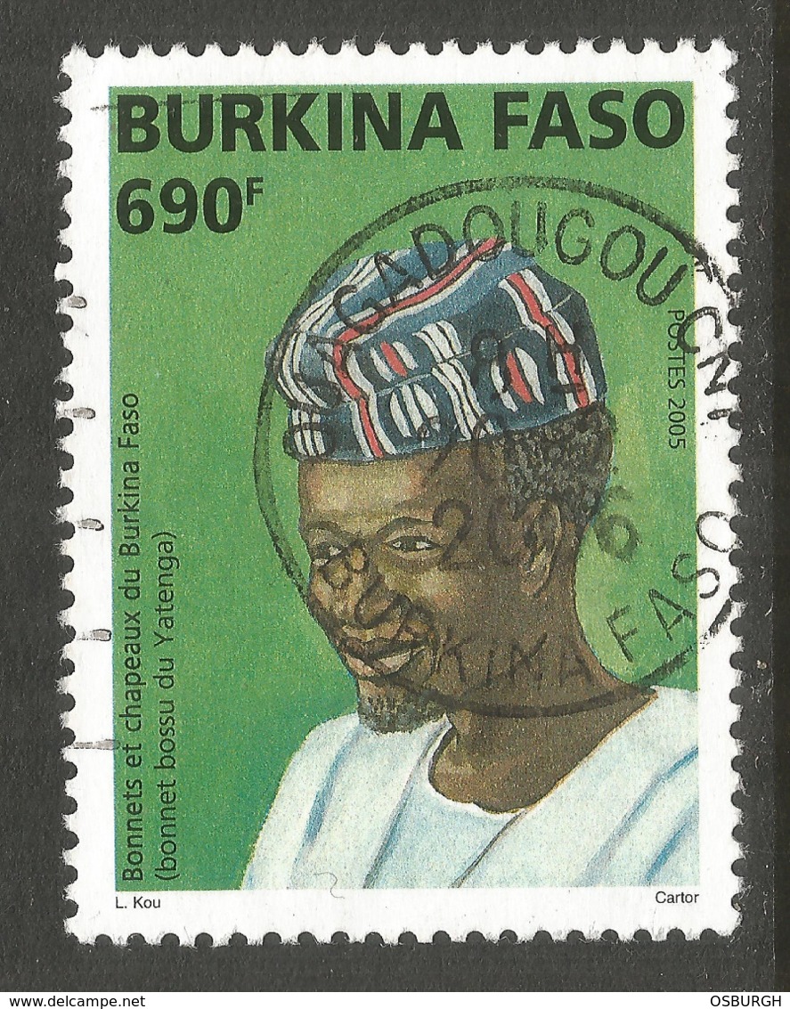 BURKINA FASO. 690f OUAGADOUGOU POSTMARK. - Burkina Faso (1984-...)