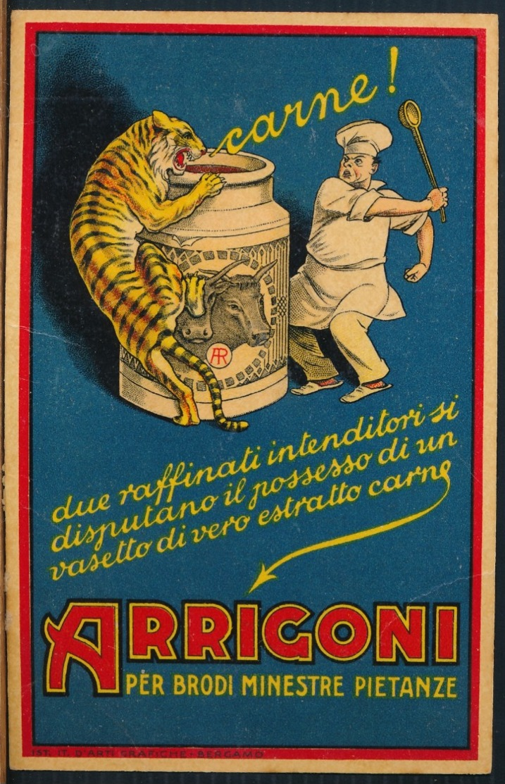 °°° 14524 - PUBBLICITARIA - TRIESTE - ARRIGONI PER BRODI MINESTRE PIETANZE °°° - Advertising