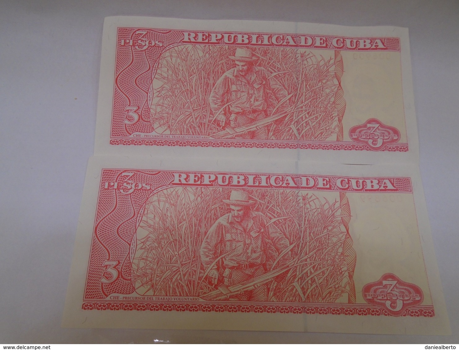 Cuba, 3 Pesos 2006, Ernesto Che Guevara, Consecutive, Crisp, UNC. - Cuba