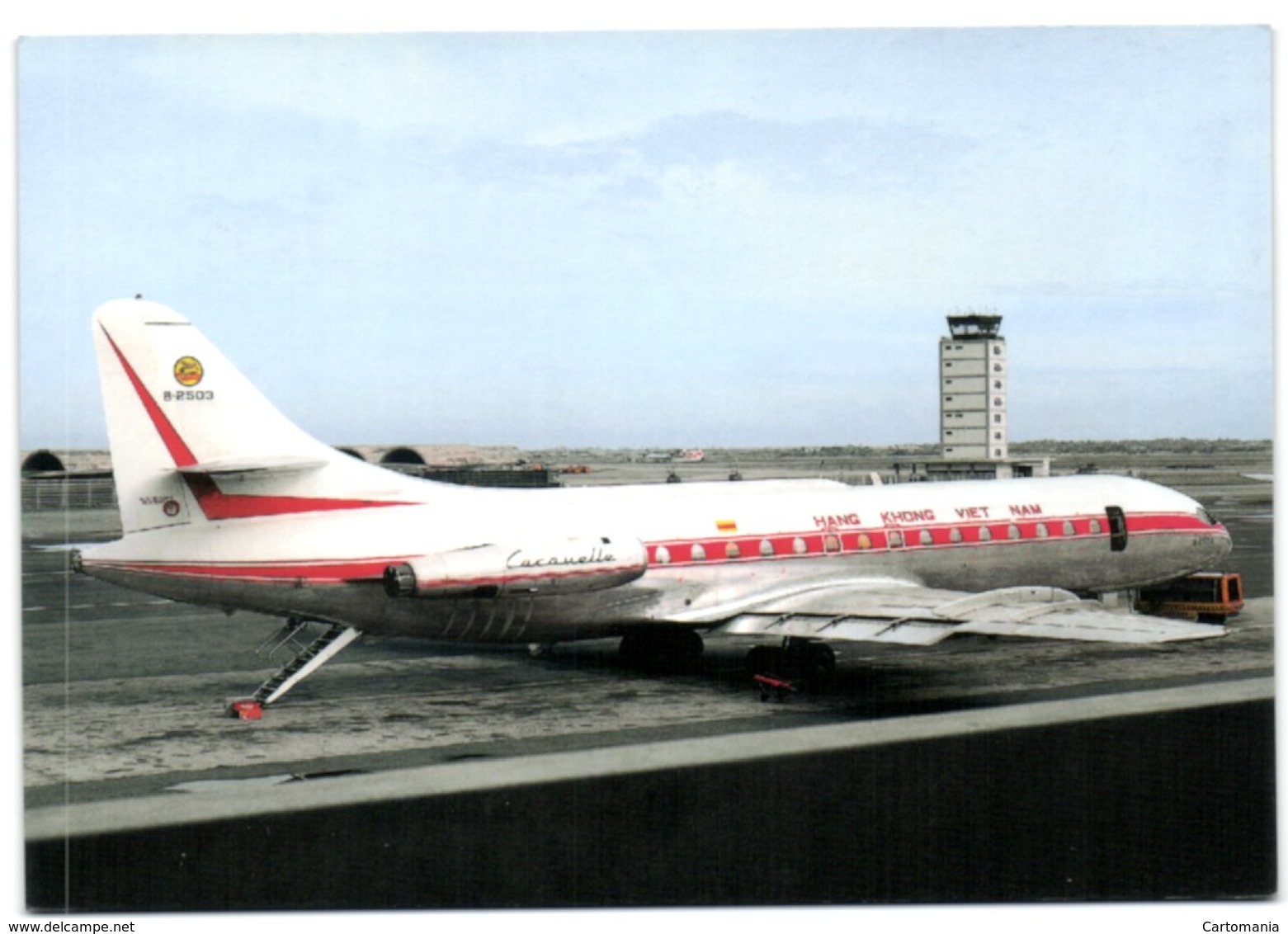 Aerospatiale SE210 Caravelle 6R Of Hang Khong Vietnam Pictured At Saigon In May 1974 - Viêt-Nam