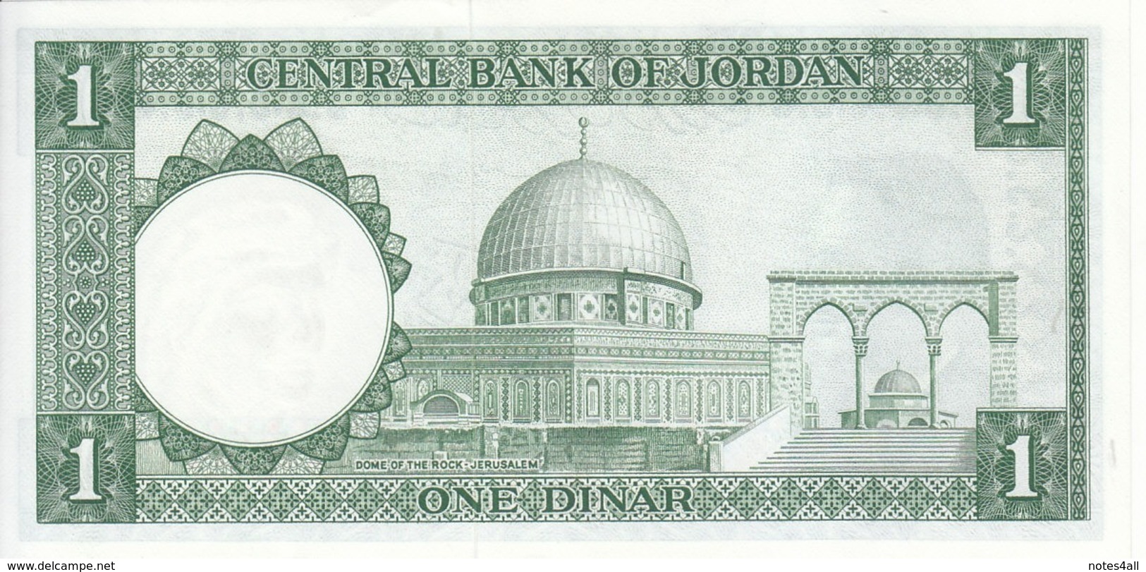 JORDAN 1 DINAR 1959 P-14b UNC */* - Jordan