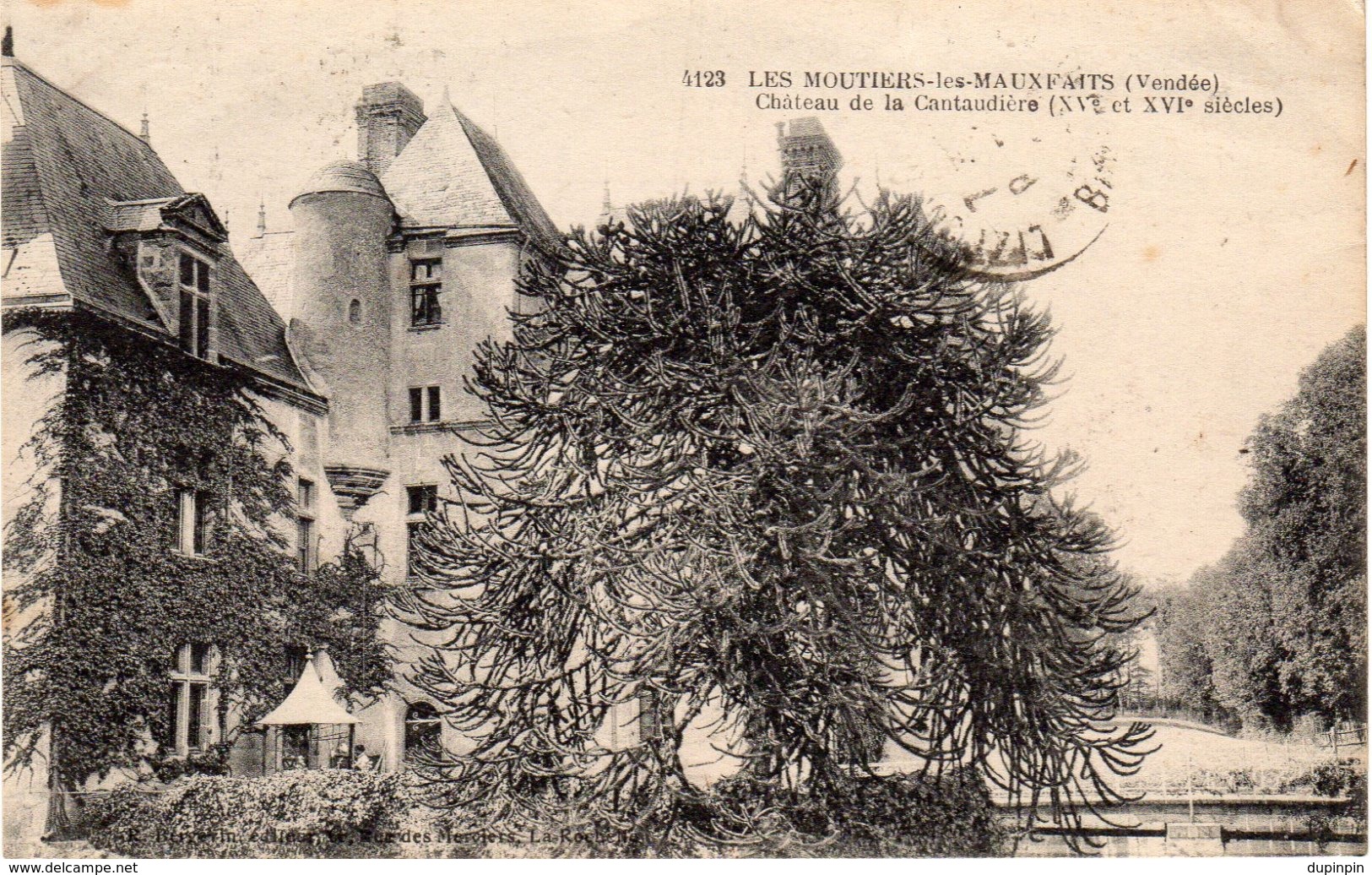 LES MOUTIERS-les-MAUXFAITS - Château De La Cantaudière - Moutiers Les Mauxfaits