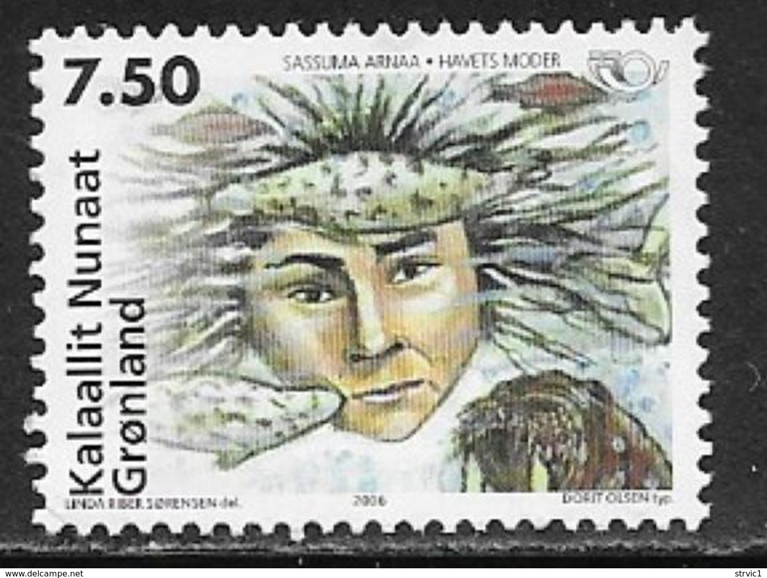 Greenland Scott # 472 MNH Norse Mythology, 2006 - Unused Stamps
