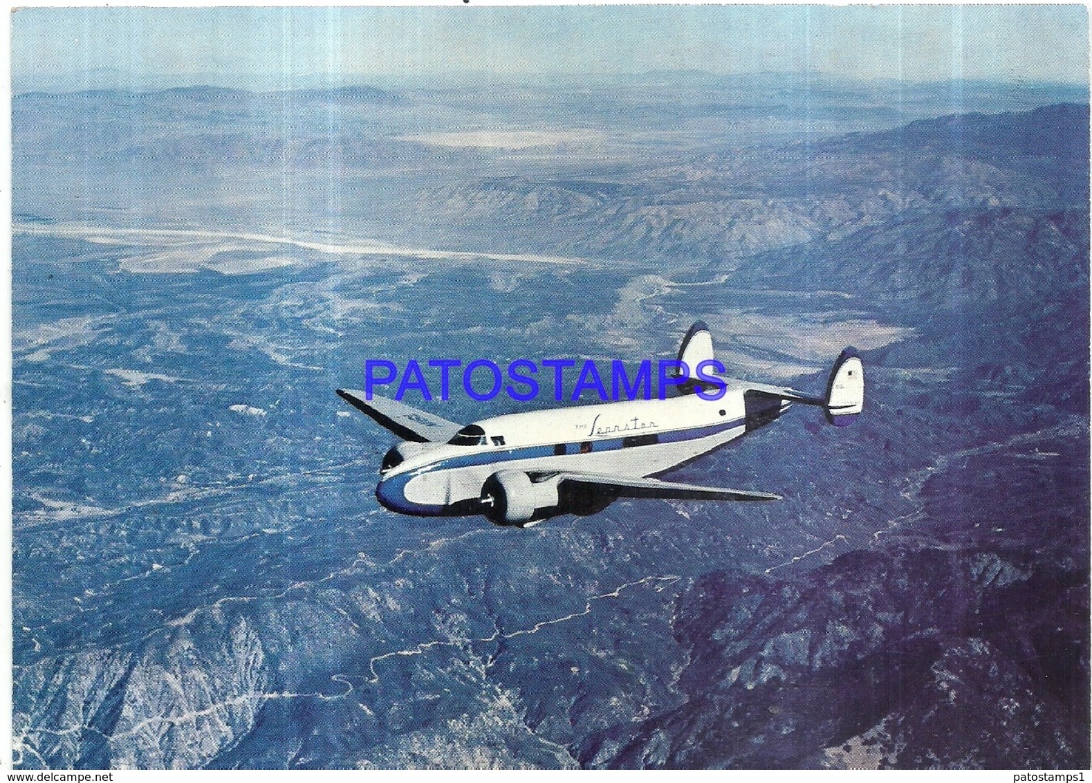 120003 AVIATION AVIACION THE LEASTAR 18 X 12.5 CM POSTAL POSTCARD - Autres & Non Classés