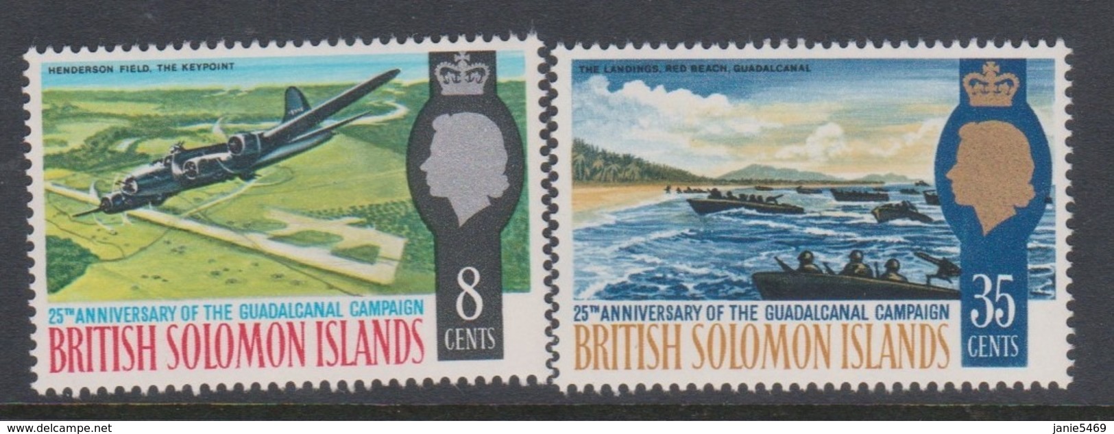 Solomon Islands SG 160-161 1967 Guadalcanal,mint Never  Hinged - Solomon Islands (1978-...)