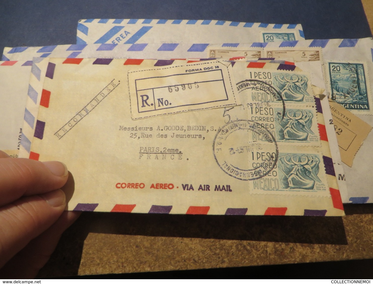 Lot De Lettres ((entiéres Pas De Devant)) ,tres Grande Majoritée AMERIQUE DU SUD (( Lot 527 )),toutes Scannées - Vrac (max 999 Timbres)