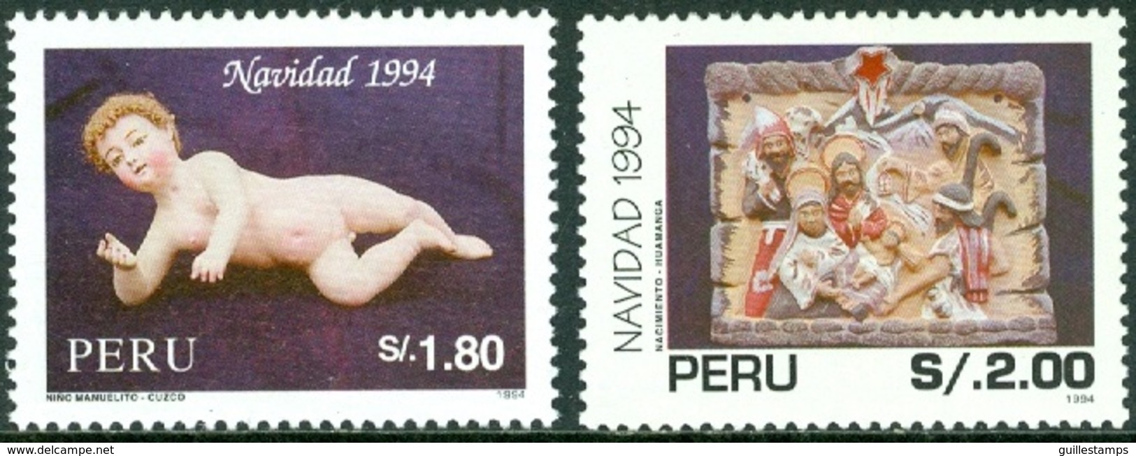 PERU 1994 CHRISTMAS** (MNH) - Perú