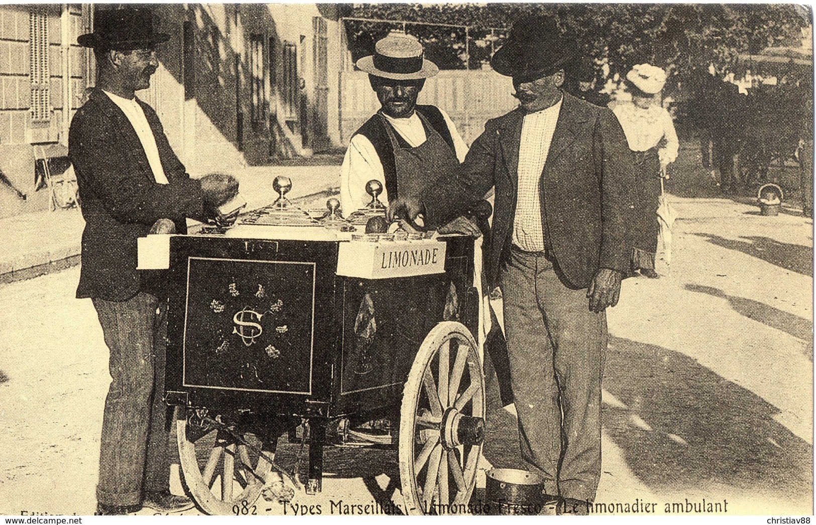 Types Marseillais - Le Limonadier Ambulant - Ré-édition Cecodi (1) - Non Classés