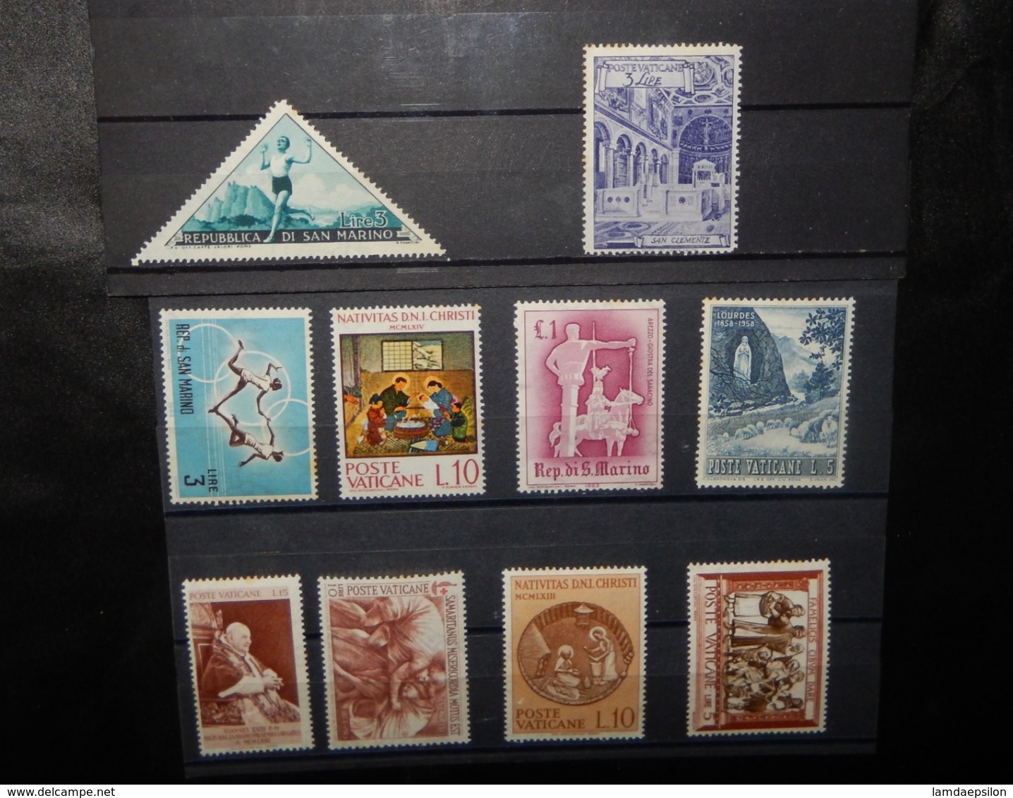 A129 SAINT MARIN LOT OF 10 DIFFERENT STAMPS - Sonstige & Ohne Zuordnung