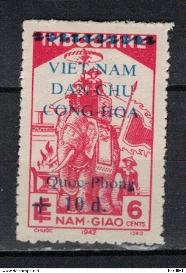 VIETNAM   NORD                N°     YVERT    20    NEUF            ( Ob  4/11  ) - Viêt-Nam