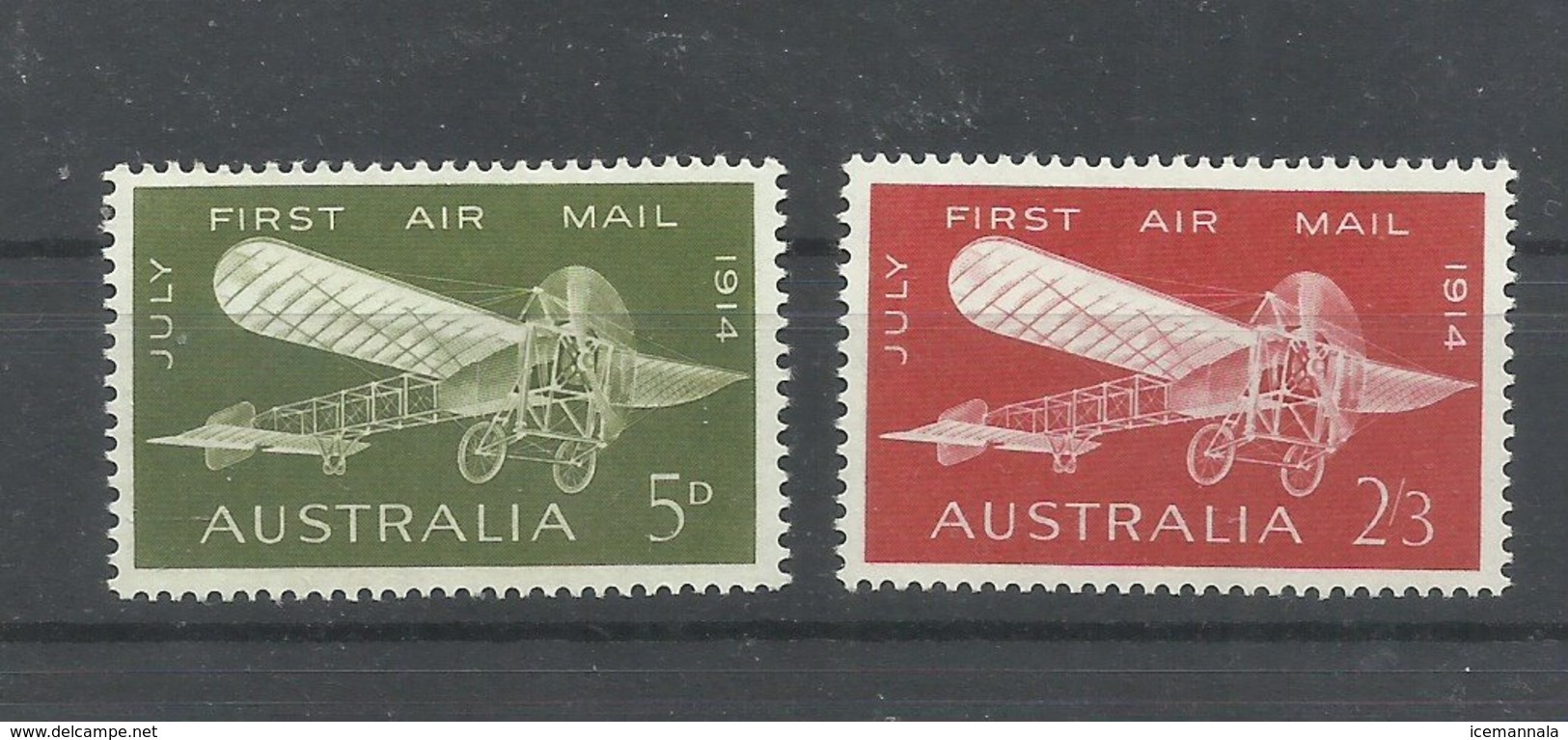 AUSTRALIA YVERT  AEREO  12/13   MNH  ** - Mint Stamps