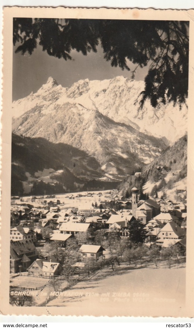 Rare Cpsm Schruns Vue - Schruns