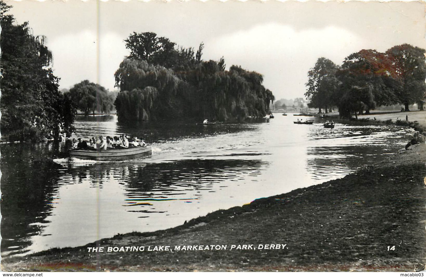 Angleterre -  Derby : The Boating Lake, Markeaton Park,Derby   Carte Photo Réf  7212 - Derbyshire