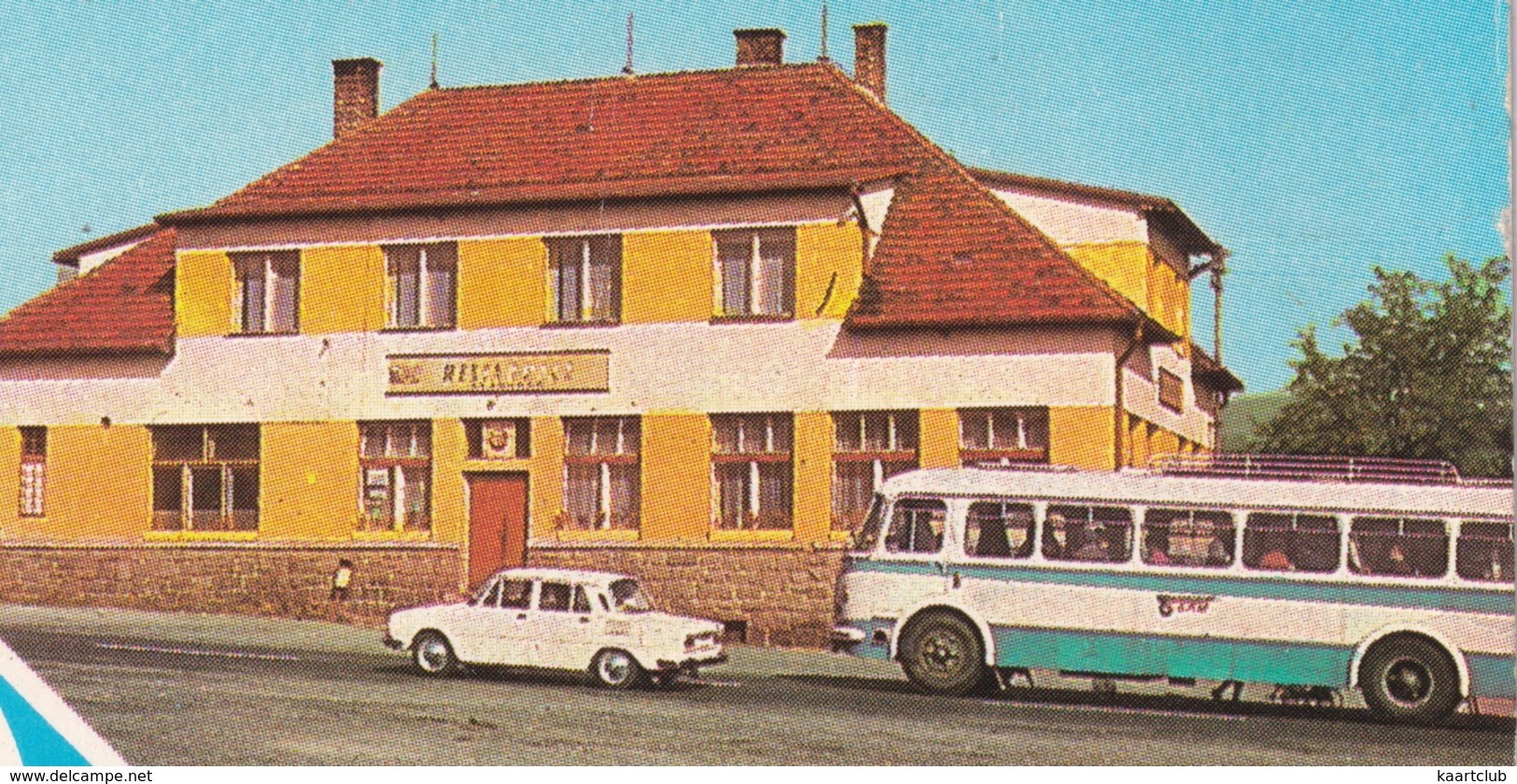 Slapská Prehrada: SKODA 1000MB, SKODA AUTOBUS - CAMPING Roviste, Zotovovna ROH Permon, Hotel 'Na Zrubku' - (CSSR) - Toerisme