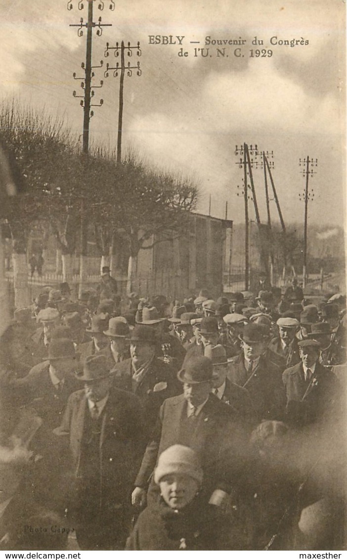 ESBLY  Souvenir Du Congrés De L'U.N.C  1929 - Esbly