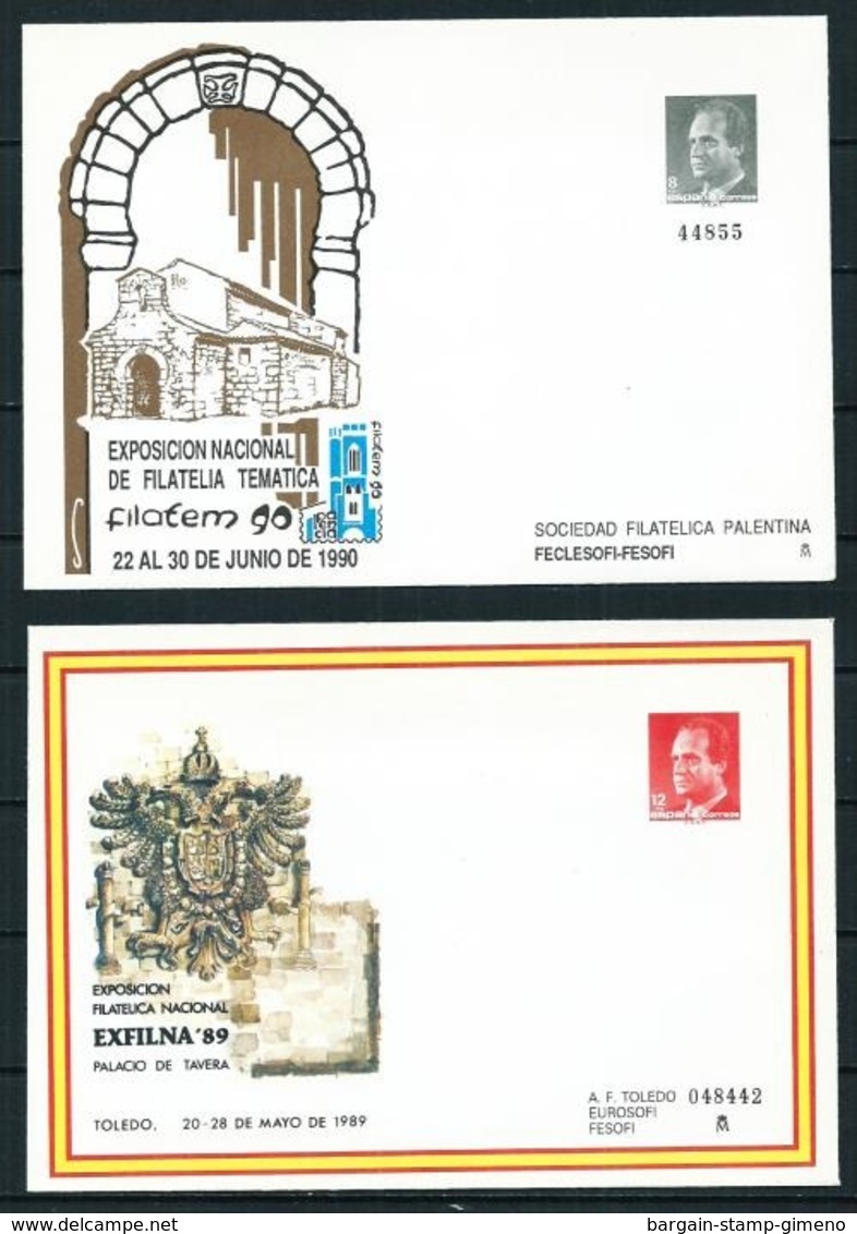 España - LOTE (4 Entero Postal Diferentes) Nuevo - Otros & Sin Clasificación