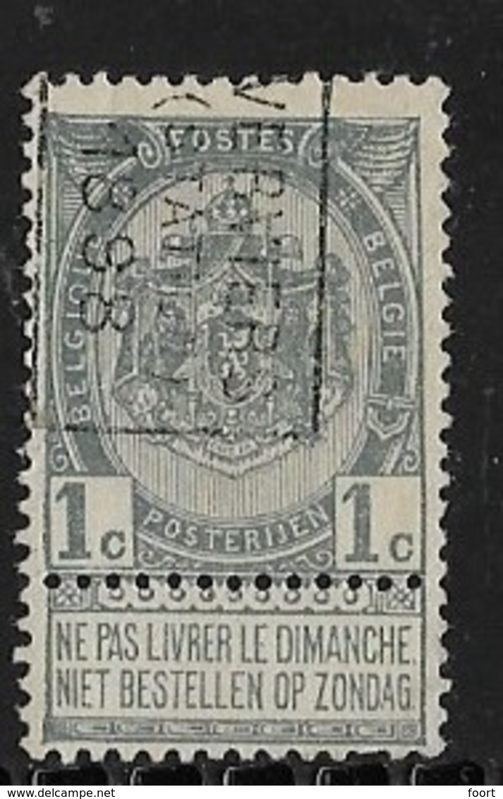 Verviers Station 1898  Nr. 163B - Roller Precancels 1894-99