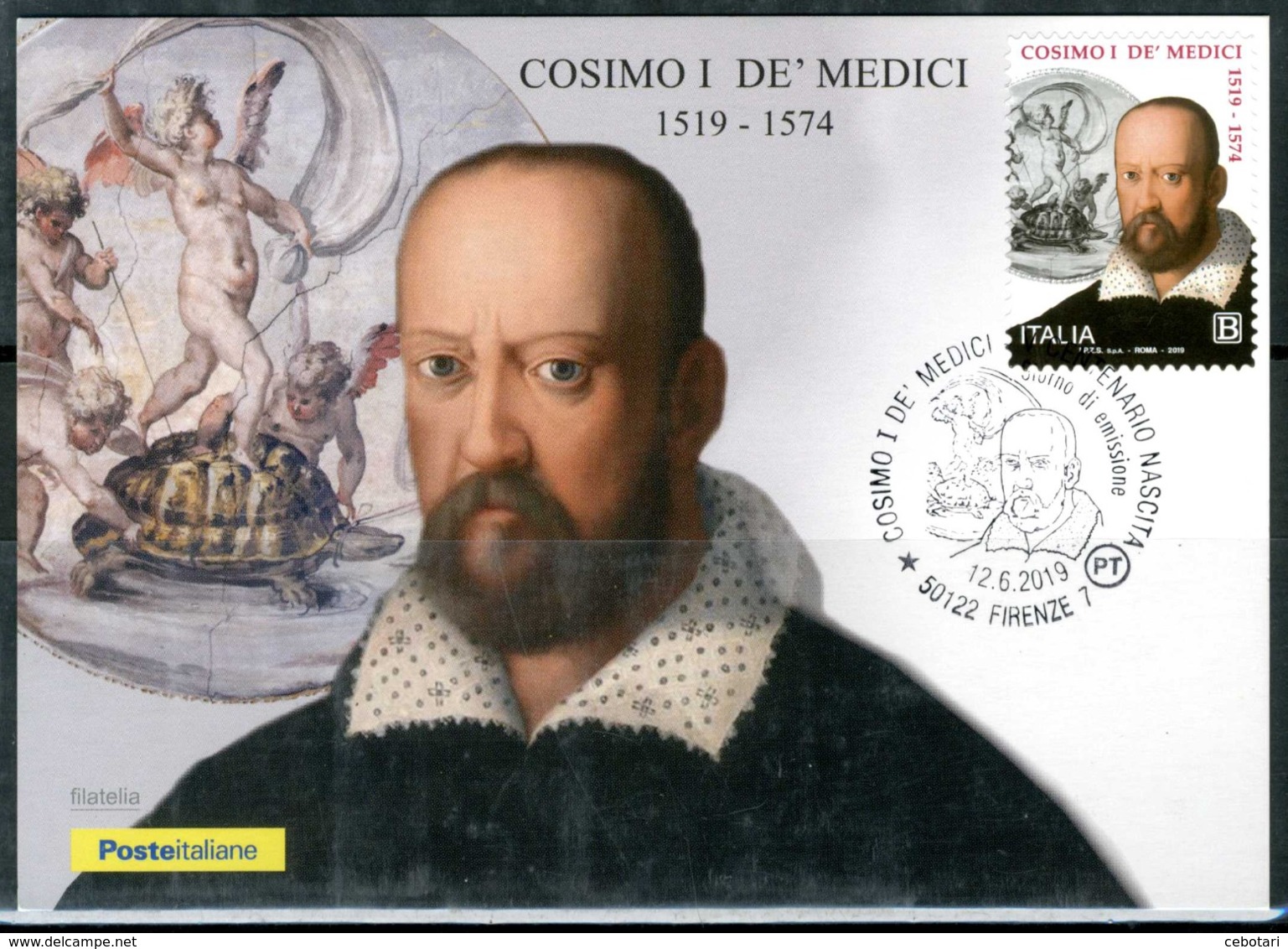 ITALIA / ITALY 2019 - Cosimo De' Medici - Maximum Card Come Da Scansione - Cartes-Maximum (CM)