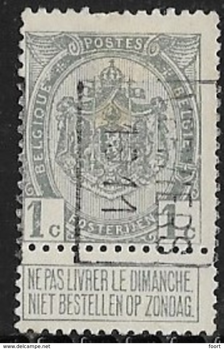 Verviers  1911  Nr. 1658B - Roller Precancels 1910-19