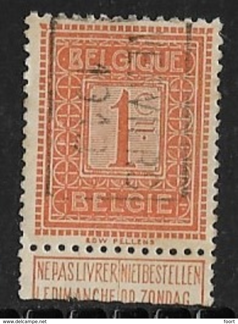 Verviers  1913  Nr. 2188B Strookje Kort - Rolstempels 1910-19