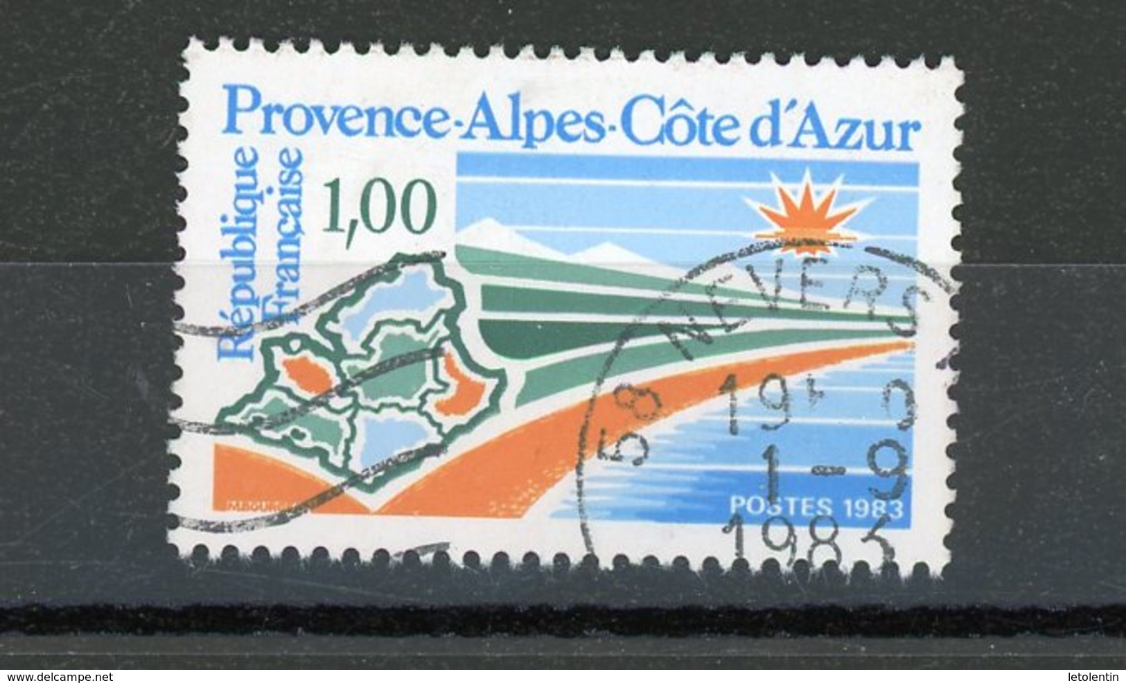 FRANCE - REGION PROVENCE - ALPES COTE D'AZUR - N° Yvert 2252 Obli. Ronde De NEVERS 1983 - Oblitérés