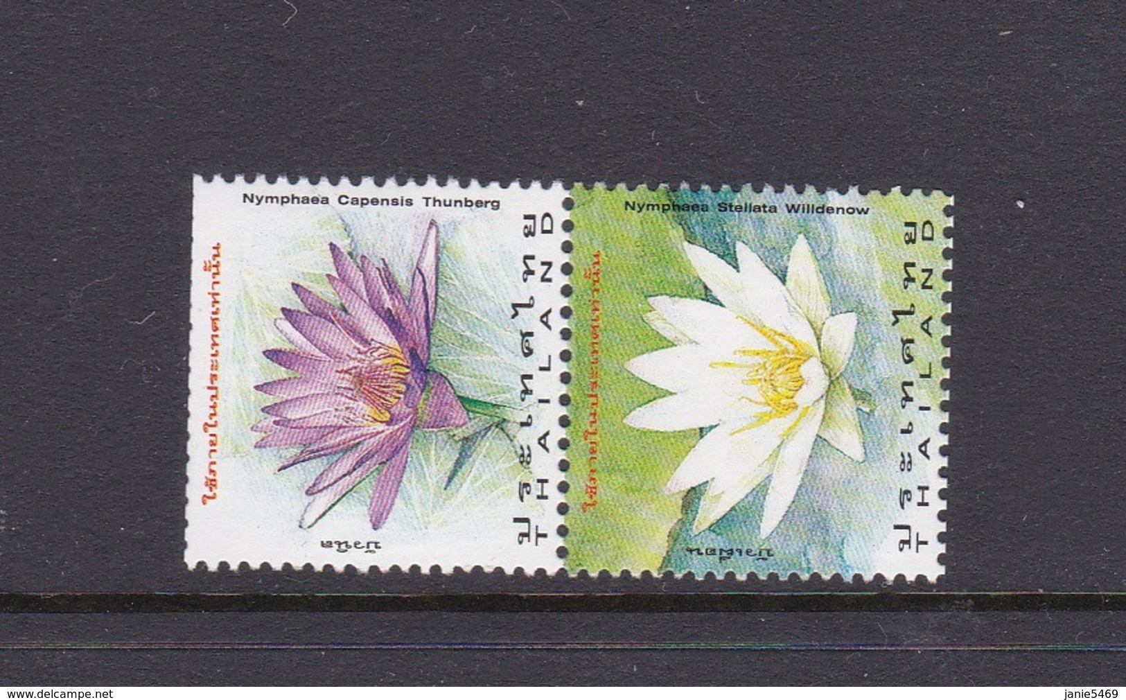 Thailand Scott 1755A-1755B 1997 Flowers Booklet Pair,mint Never Hinged - Thailand