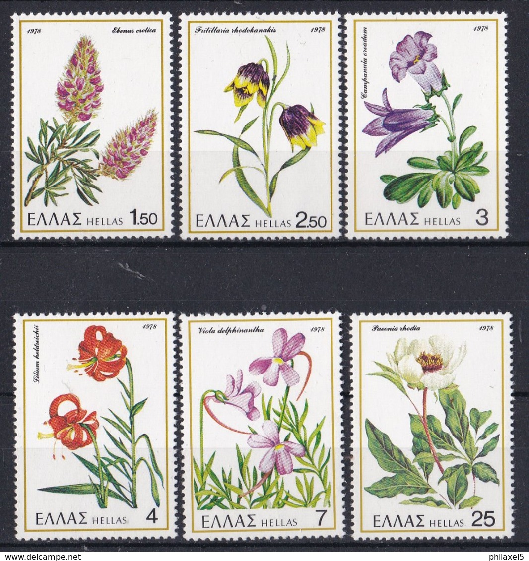Griekenland - Griechische Flora - MNH - M 1302-1307 - Ongebruikt