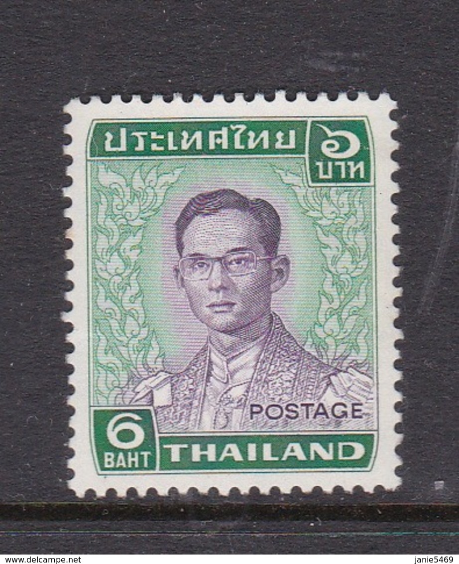 Thailand SG 706 1972 King Bhumipol 6 Bath  Perf 13x 13.5 MNH - Thailand