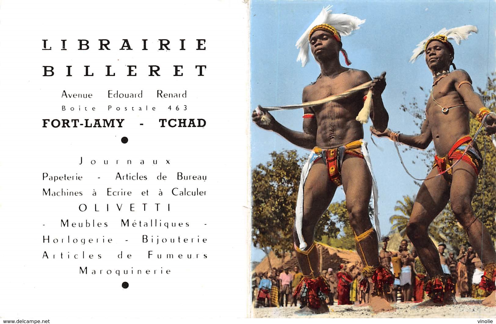 PIE.Z.19-PF.T-1142 : CALENDRIER  1962 LIBRAIRIE BILLERET. FORT-LAMY. TCHAD. - Petit Format : 1961-70