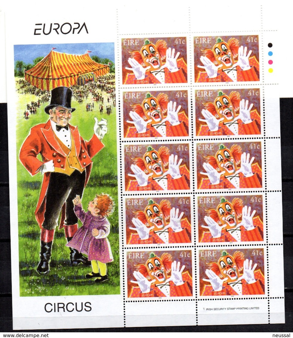 Serie En Hb Nº 1439 A/B Irlanda Circo - Cirque