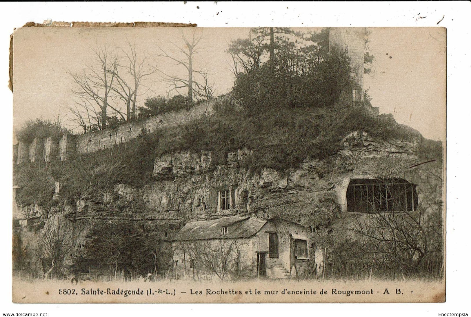 CPA-Carte Postale-France -Sainte Radegonde -Les Rochettes Et Mur D'enceinte De Rougemont-VM6650 - Tours