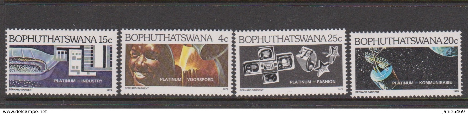 South Africa-Bophuthatswana SG 47-50 1979 Platimum Industry,Mint Never Hinged - Bophuthatswana