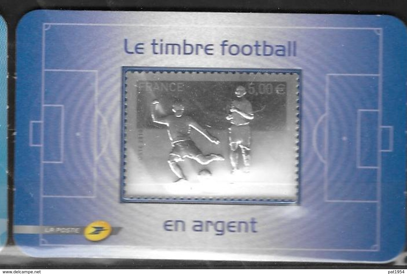 France 2010 Timbre Adhésif N° 430 Neuf Football En Argent à La Faciale - Other & Unclassified