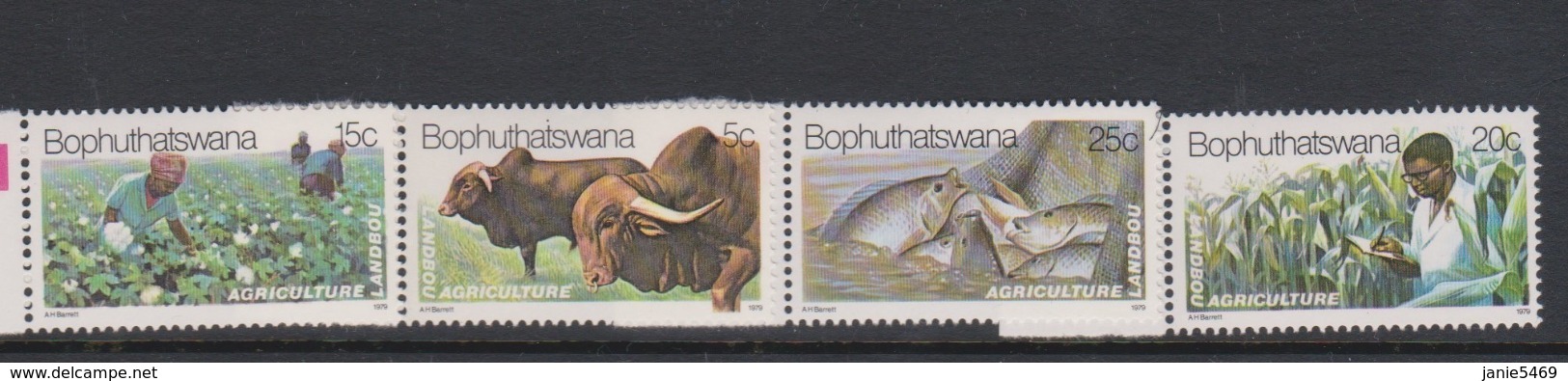 South Africa-Bophuthatswana SG 51-54 1979 Agricolture,Mint Never Hinged - Bophuthatswana