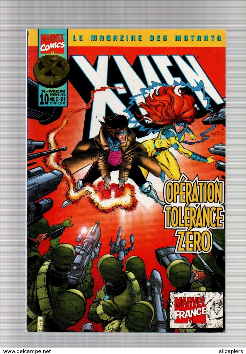 Comics X-MEN N°10 Opération Tolérance Zéro - Génération X - Excalibur De 1997 - XMen