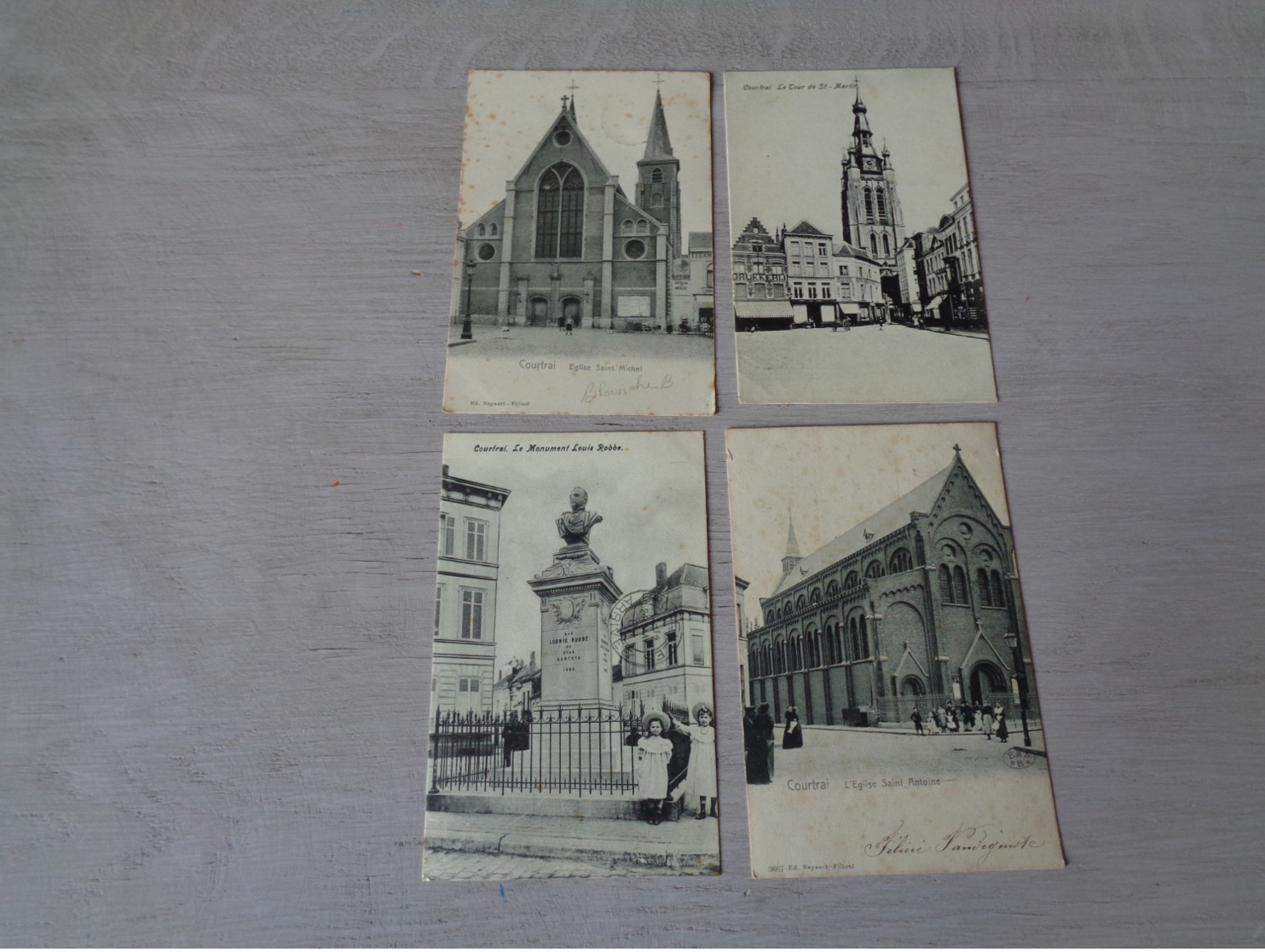 Beau lot de 48 cartes postales de Belgique  Courtrai     Mooi lot van 48 postkaarten van België  Kortrijk  - 48 scans