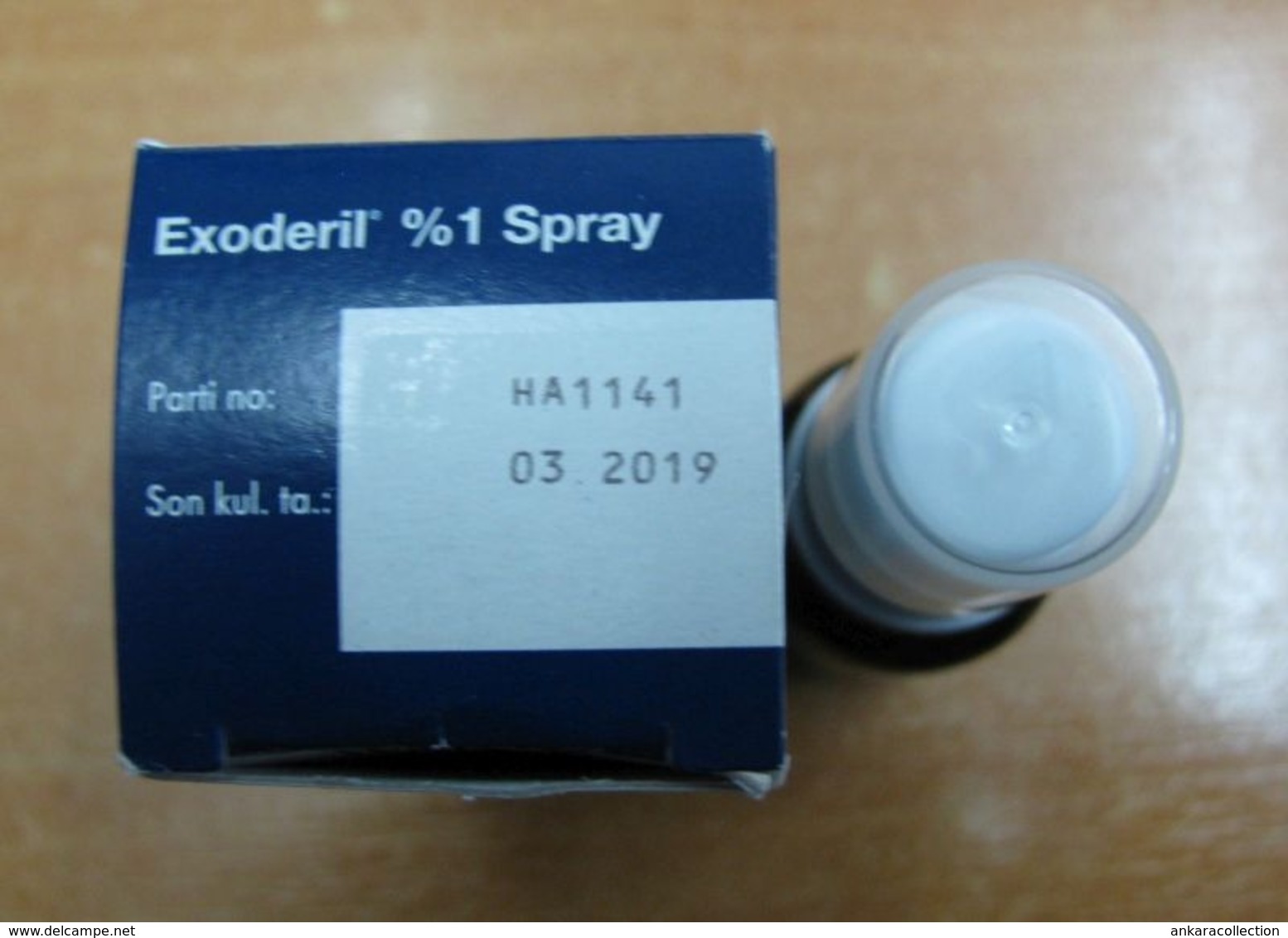 AC - EXODERIL SPRAY SANDOZ - NOVARTIS UNOPENED BOTTLE FOR COLLECTION MEDICINE EXPIRY DATE - MARCH 2019