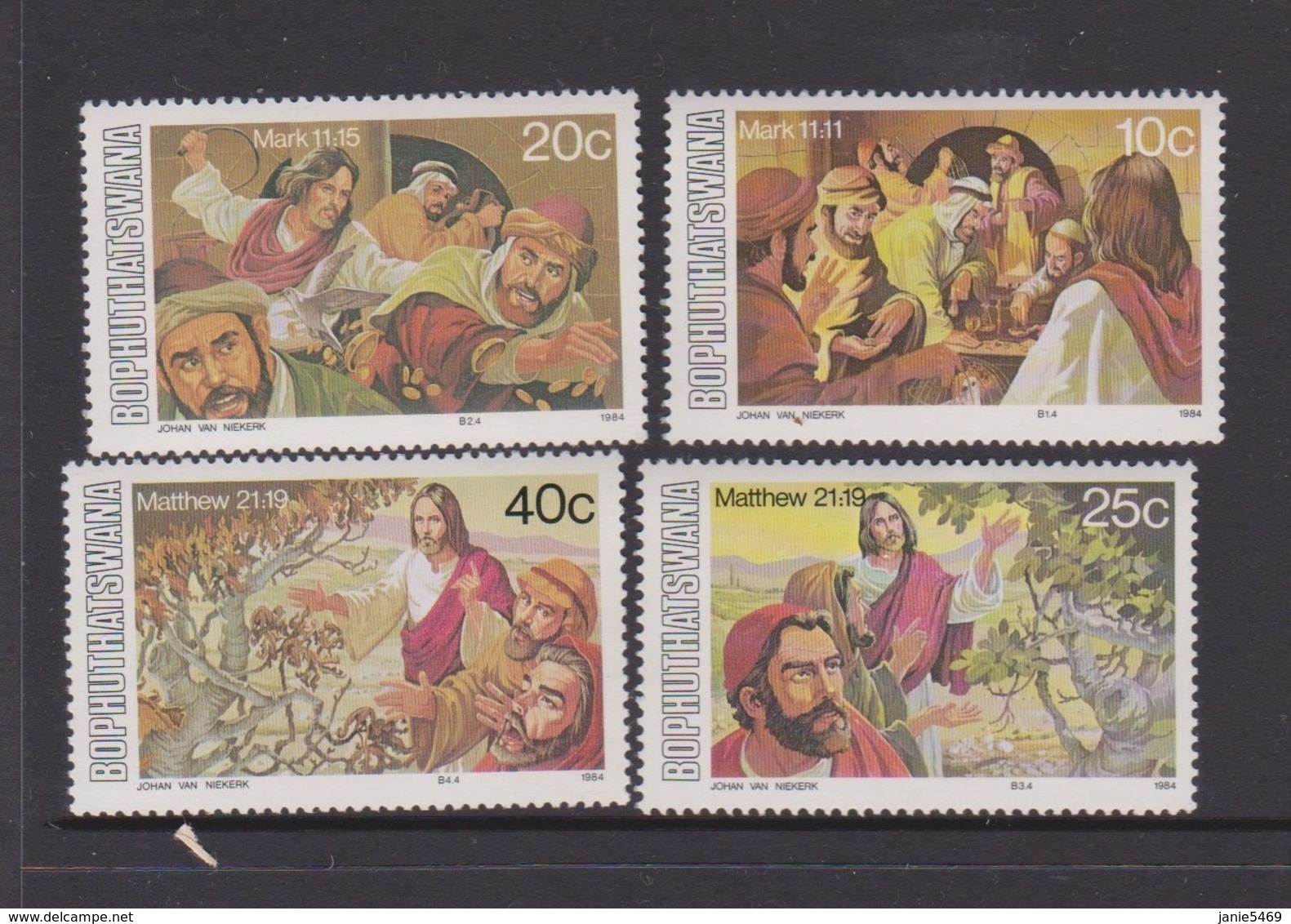 South Africa-Bophuthatswana SG 120-123 1984 Easter,Mint Never Hinged - Bophuthatswana