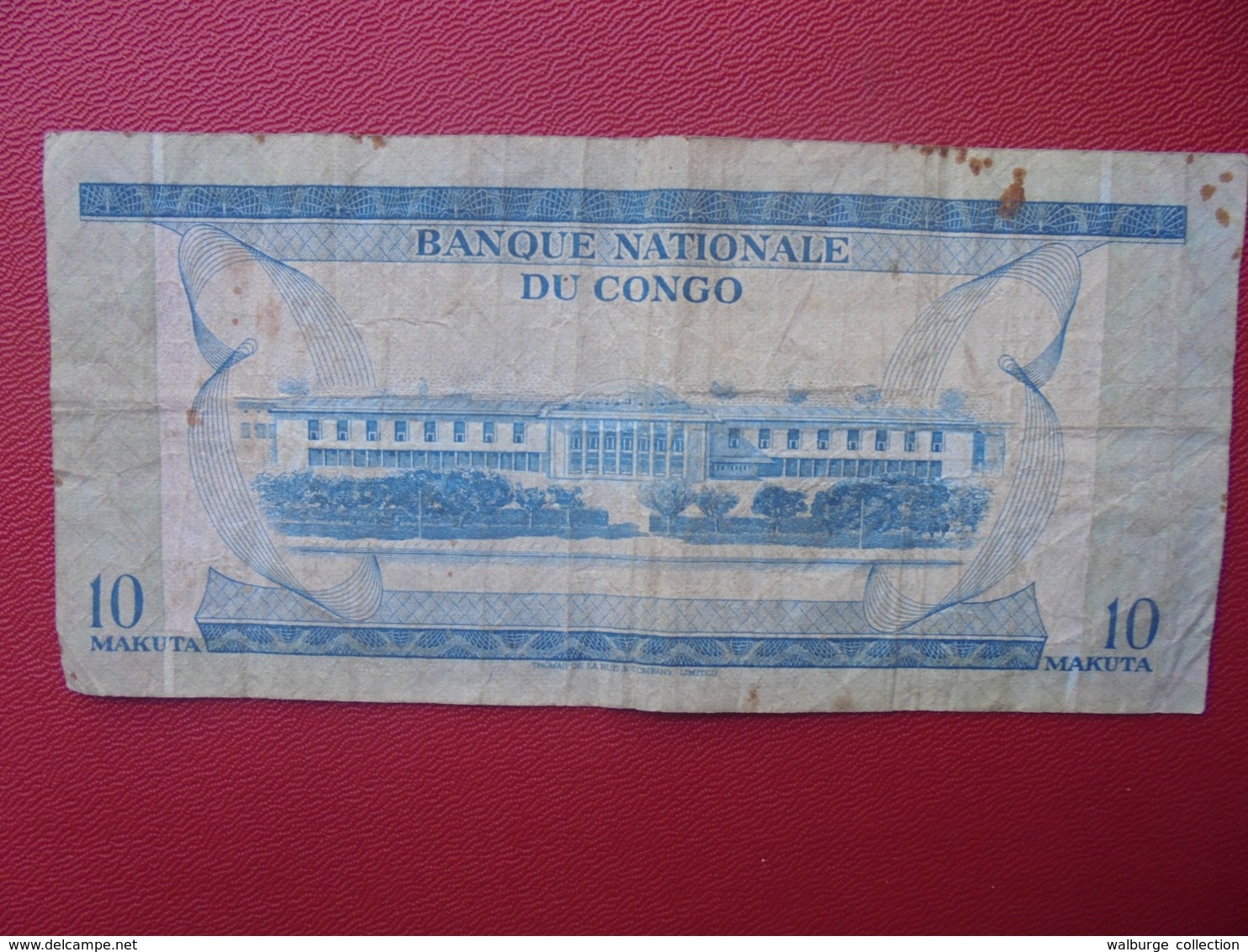 CONGO 10 MAKUTA 1967 CIRCULER (B.5) - République Démocratique Du Congo & Zaïre