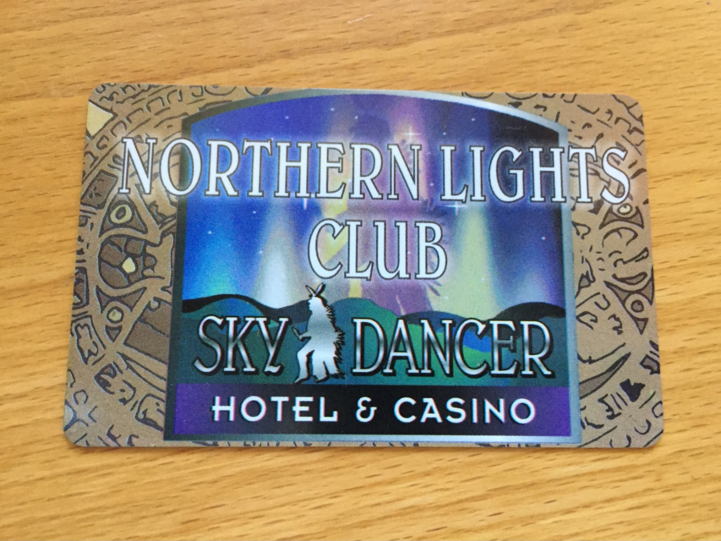 Hotelkarte Room Key Keycard Clef De Hotel Tarjeta Hotel  NORTHERN LIGHTS SKY DANCER  BELCOURT - Ohne Zuordnung