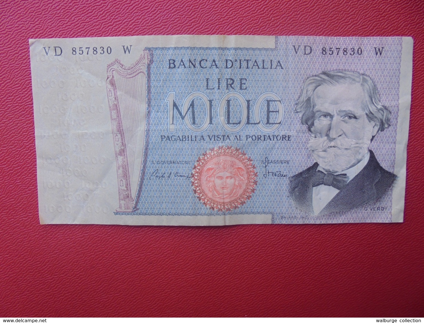 ITALIE 1000 LIRE 1969-81 CIRCULER (B.5) - 1000 Lire