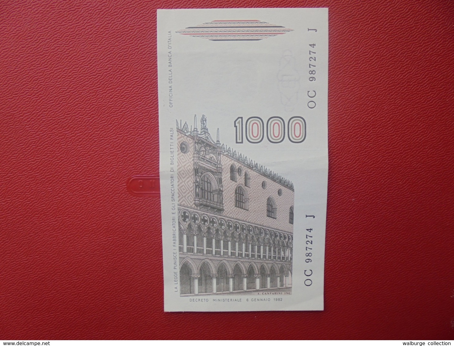 ITALIE 1000 LIRE 1982 CIRCULER (B.5) - 1000 Lire