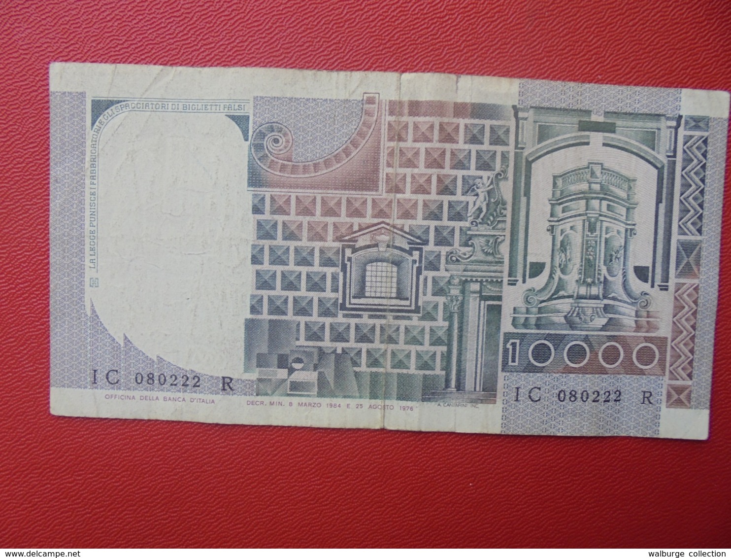 ITALIE 10.000 LIRE 1979-84 CIRCULER (B.5) - 10000 Lire