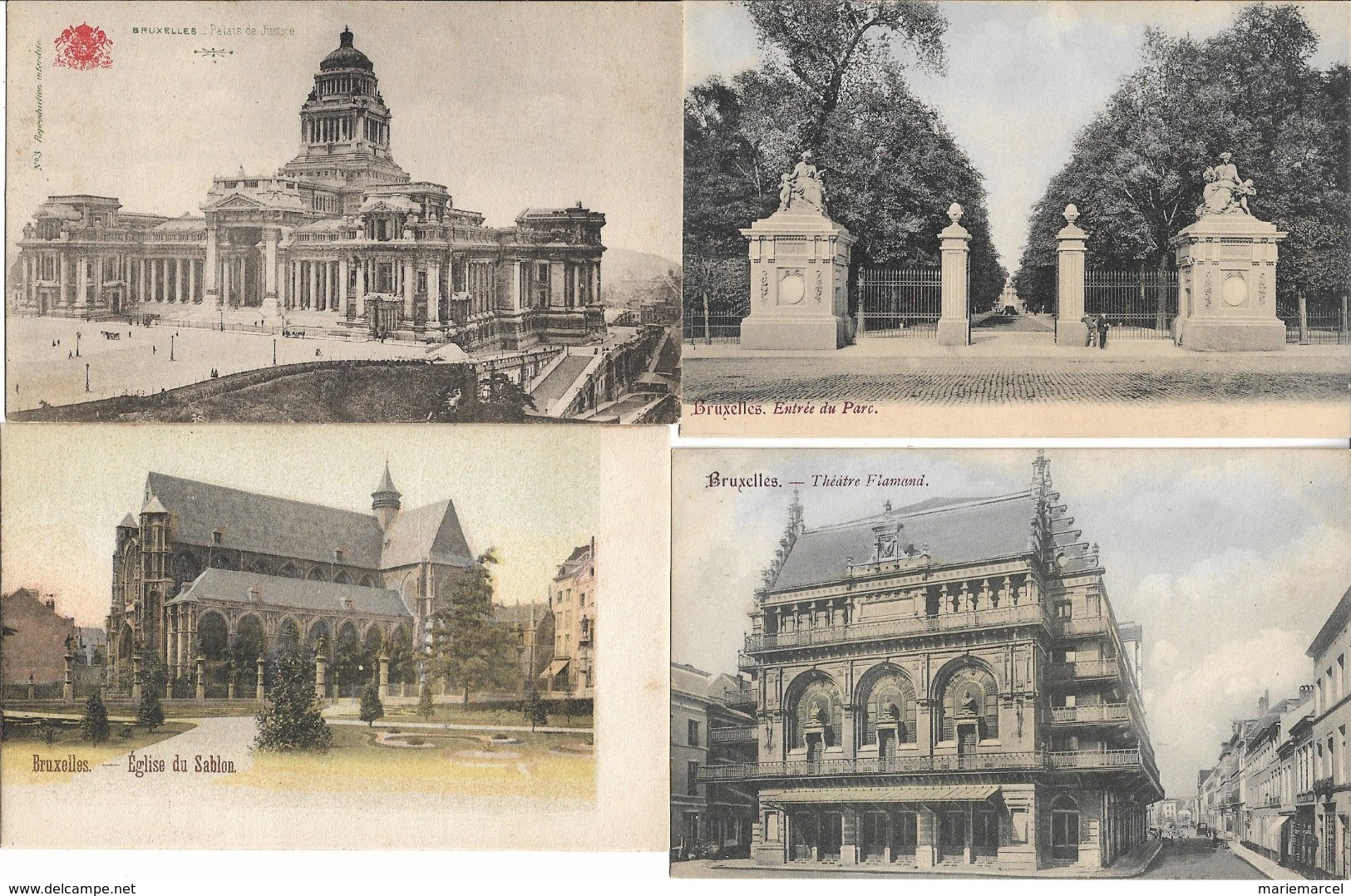 BELGIQUE - BRUXELLES - LOT DE 27 CARTES - Cartes Colorisées - Toutes Les Cartes Sont Scannées - 5 - 99 Postcards