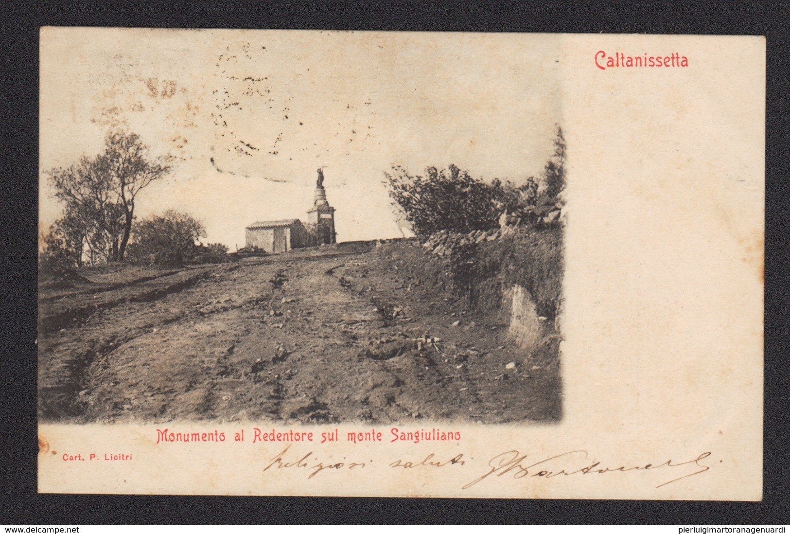 18528 Caltanissetta - Monumento Al Redentore Sul Monte Sangiuliano F - Caltanissetta