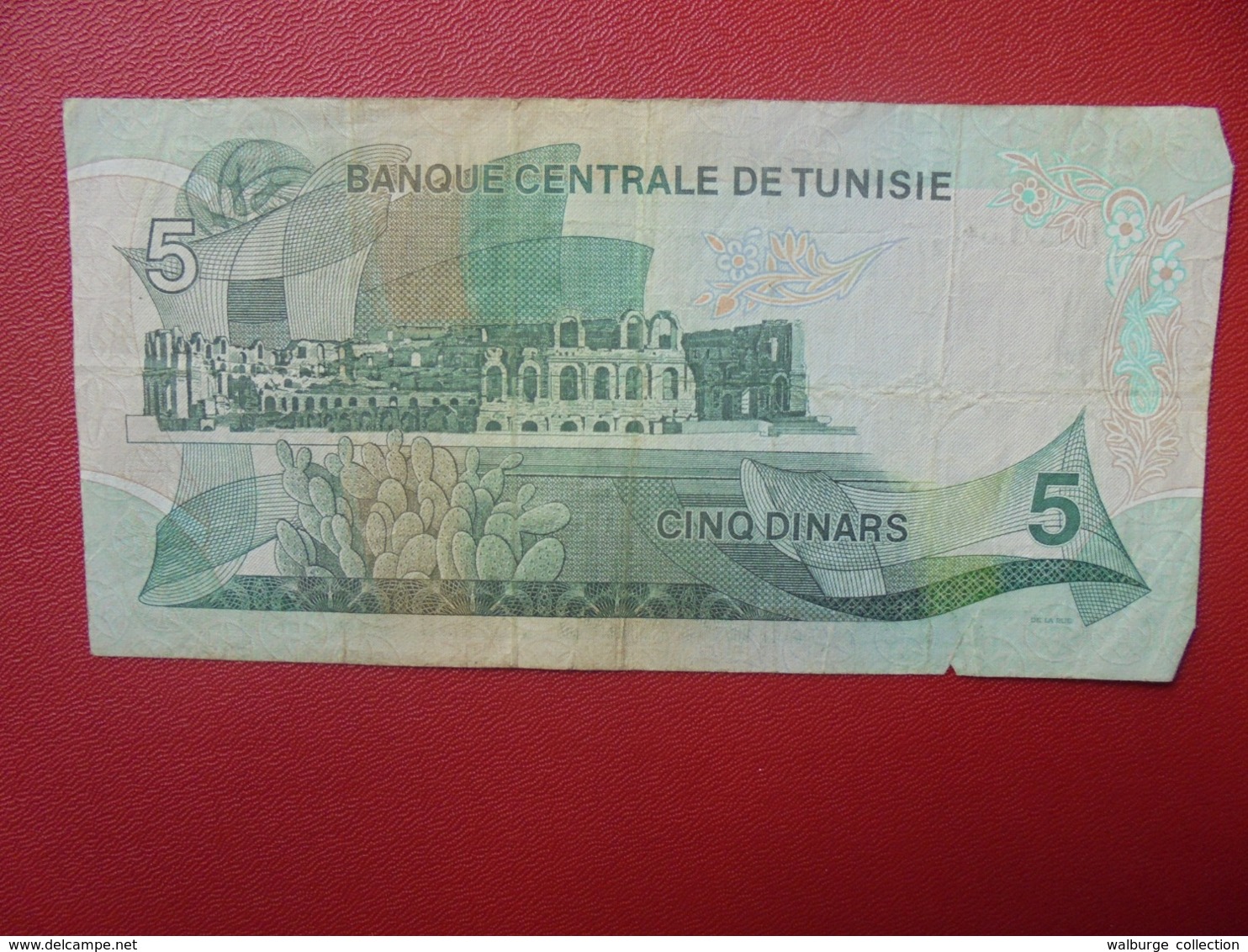 TUNISIE 5 DINARS 1972 CIRCULER (B.5) - Tunisie