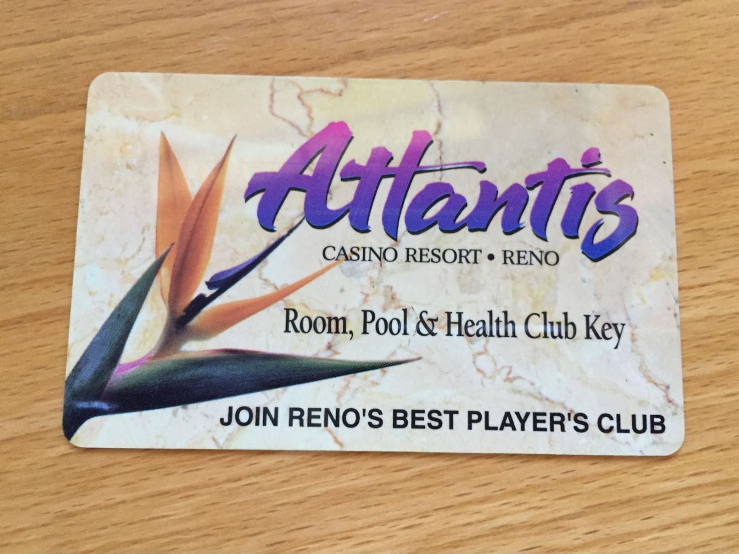 Hotelkarte Room Key Keycard Clef De Hotel Tarjeta Hotel ATLANTIS RENO - Ohne Zuordnung