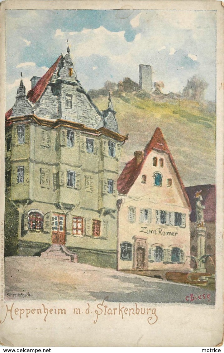 HEPPENHEIM M.D. STARKENBURG - Carte Illustrée Par C Biese. - Heppenheim