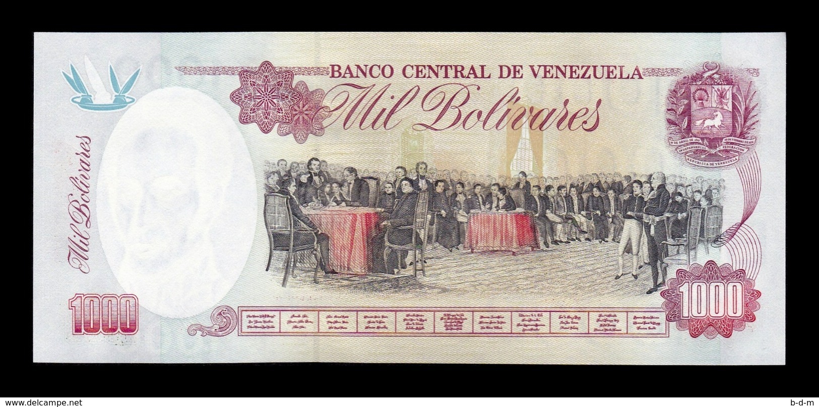 Venezuela 1000 Bolívares 1998 Pick 76d SC UNC - Venezuela